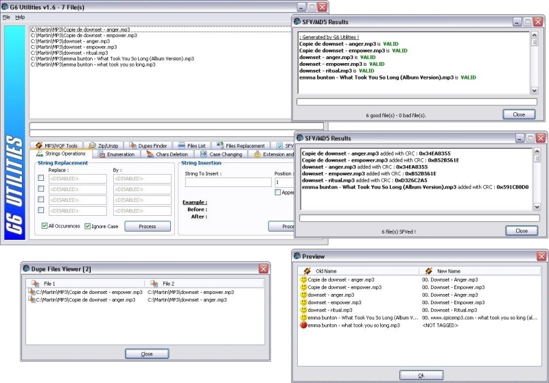 G6 Utilities Screenshot
